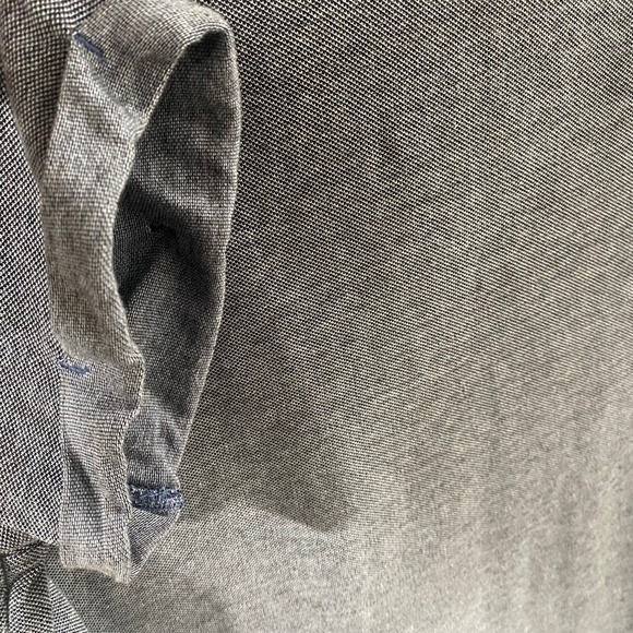 ONLY & SONS Collarless Slim Fit Button-Down Short Sleeve Shirt - Picture 7 of 12